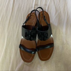 Black Tory Burch sandals
